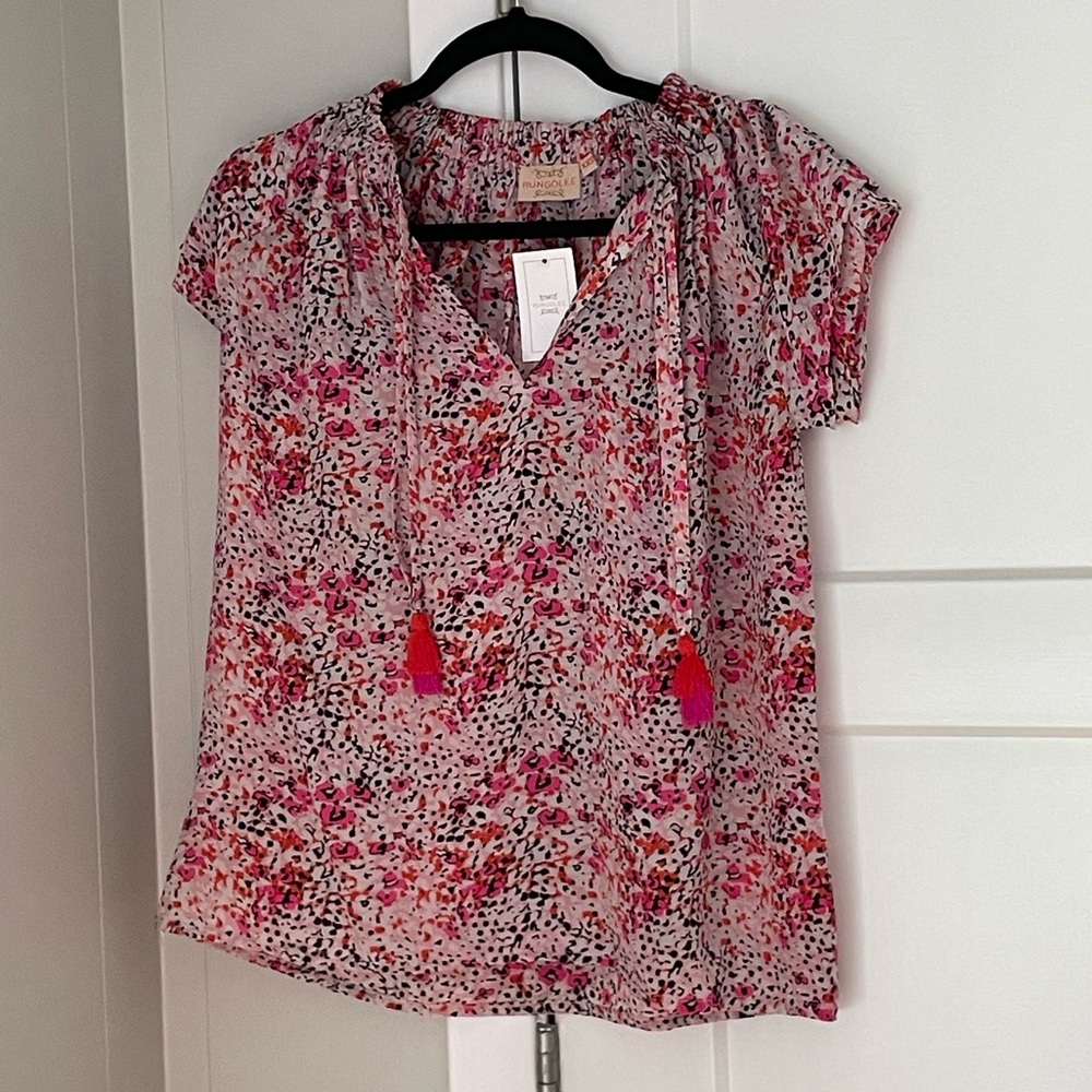 Floral Pink Women's Top